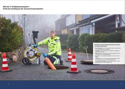 Industriefotograf Werbefotografie Kanalsanierung Inspektion Wohnviertel